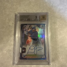 2015 Bowman Chrome Rookie Blue Refractor /150 Devon Travis #BCAR-DT Auto 7u1
