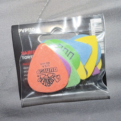 Dunlop Tortex Guitar Pick Variety Pack PVP101 Assorted Multicolor for Guitar