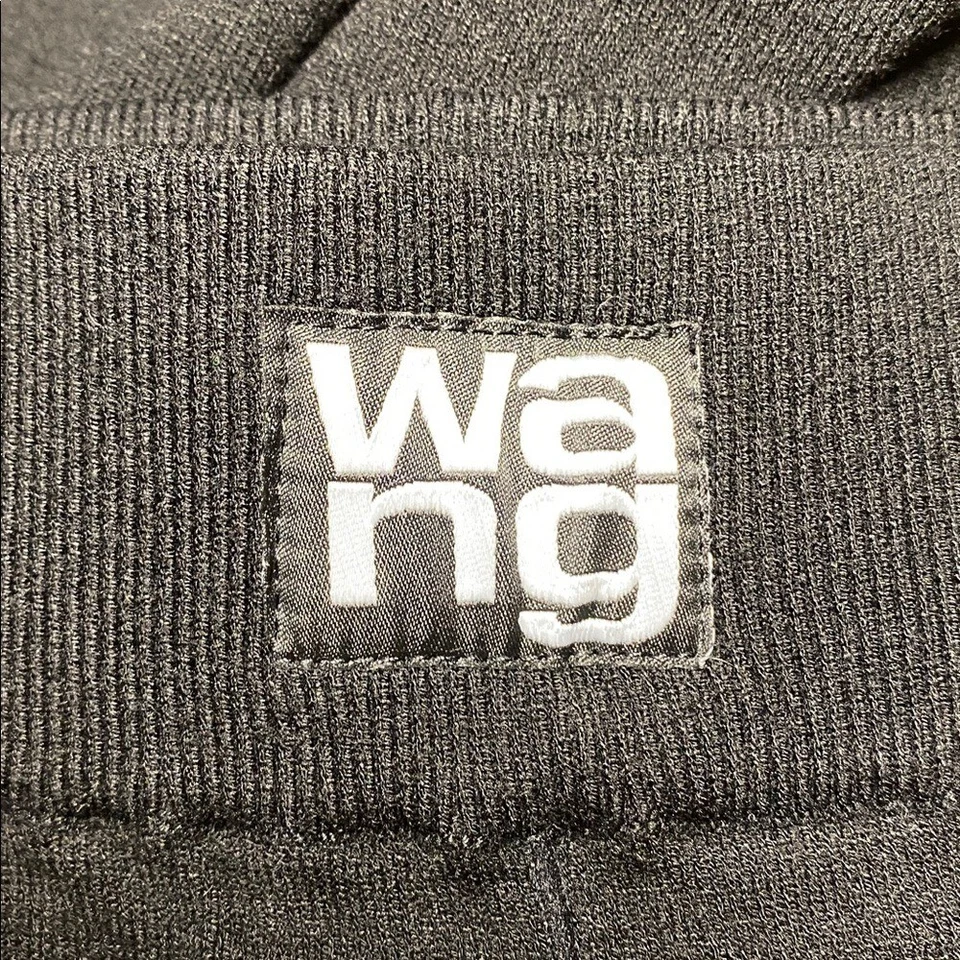 Alexander Wang Tejido Motociclista Corto Logo Talla Pequeña Elástico Negro Foto 4 de 4