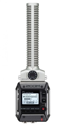 Super F1 Field Recorder mit Shotgun Mikrofon, ideal für Run-and-Gun Filmemacher