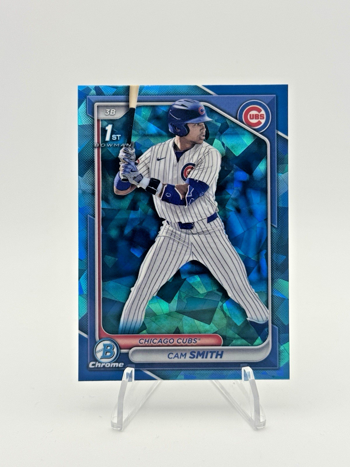 CAM SMITH 2024 BOWMAN CHROME DRAFT 1ST SAPPHIRE