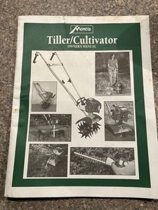 Mantis Tiller  / Cultivator Owner's Manual (SV-5C/1)
