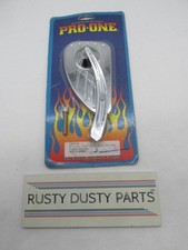 Pro-One Harley Chrome Teardrop Ball Milled Ri...