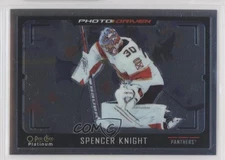 2021-22 O-Pee-Chee Platinum Photo Driven Spencer Knight #PD-11 Rookie RC