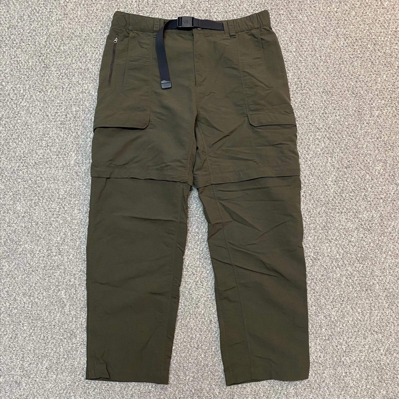 The North Face Mens Convertible Cargo Pants Large Fits 35x29 Army Green Nylon
Opens in a new window 