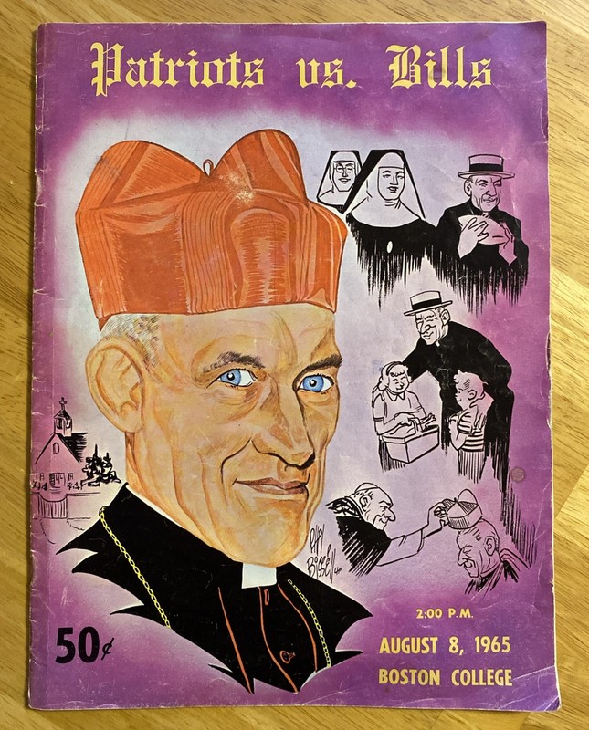 RARE 1965 Buffalo Bills AFL Preseason Program at Boston College Boston Patriots