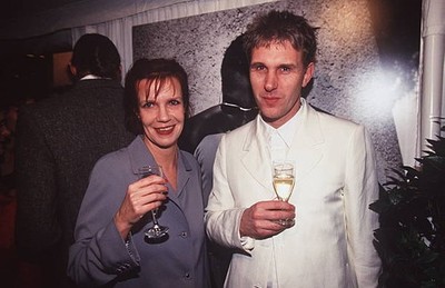 Elisabeth Kemmeling Alan Bangs at Cartier Reception In Hamburg 1997 Old Photo
