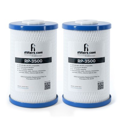 2 Pack RP-3500 Replacement Water Filter, Compatible with Frescapure 3500 WF0451