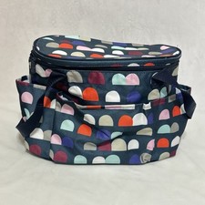 Thirty One Get Creative Round Caddy Tote Gumdrop Spots