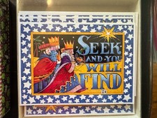 1991 Sunrise Vintage Greeting Cards Mary Engelbreit box set 18 Unused SEEK FIND