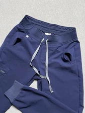 Figs Pants Womens XS Blue Zamora Scrubs Technical Collection Cargo Stretch