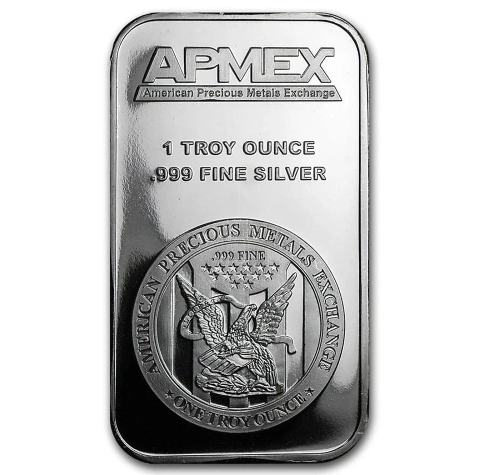 Barra de plata de 1 oz - APMEX (TEP) Foto 3 de 4