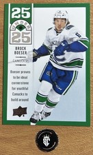 Brock Boeser 2018-19 Upper Deck Series 1 Under 25 Insert #U25-12 Canucks