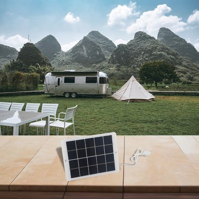 Kompaktes Solar Ladegerät mit USB Ausgang 5W Powerbank für Outdoor-Enthusiaste