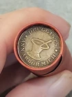 Rare AU Civil War Token &1863 Indian Head Ends Of Lincoln Wheat Penny Roll