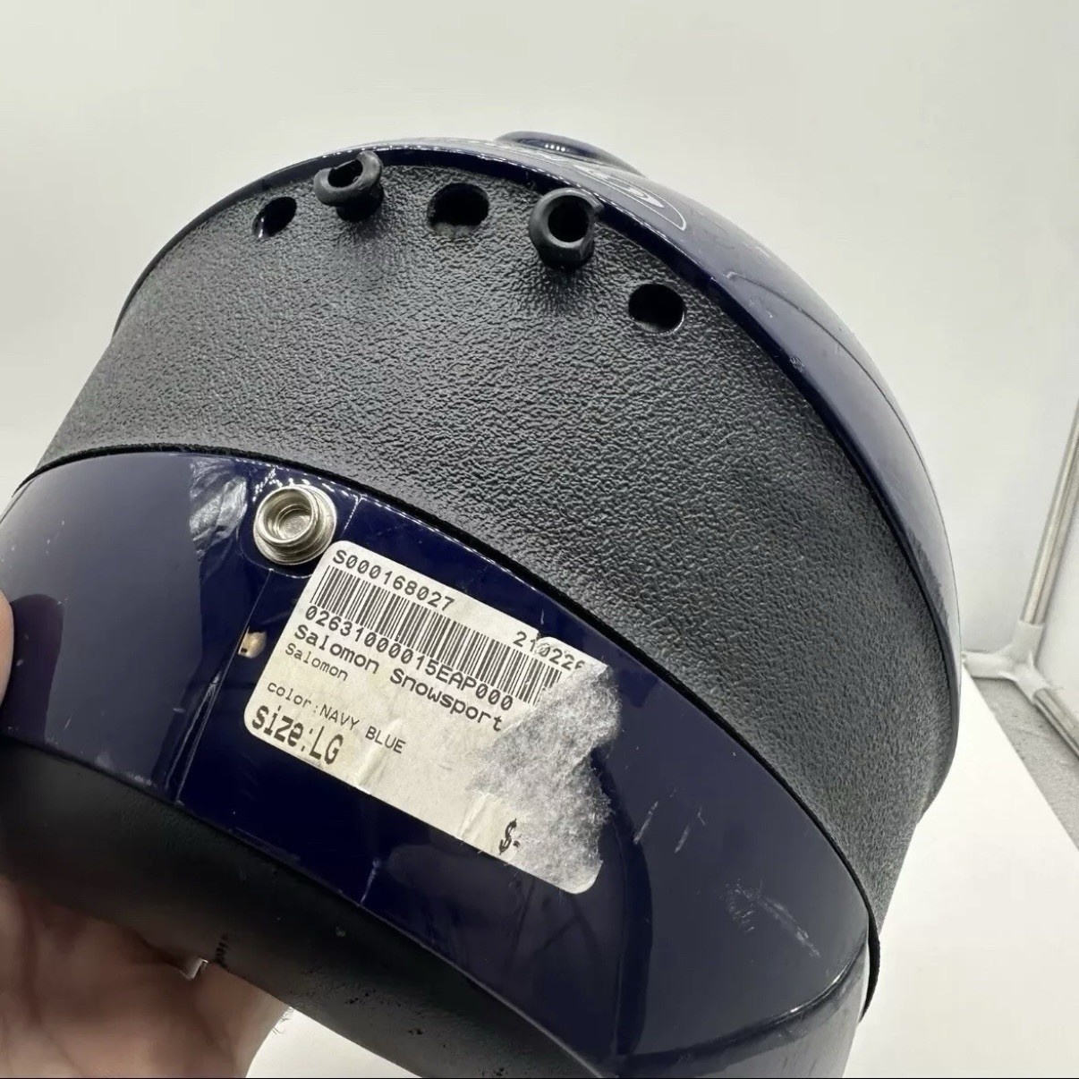 Casco Salomon Snowsport Adulto Grande Blu Navy Sci Snowboard Sport Invernale Imbottito