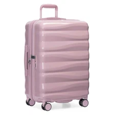 Edinburgh II Hardside Spinner Luggage with TSA Lock, Pink, 25" Medium