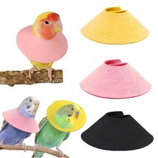 3 Pack Anti-bite Bird Collars Anti-Grab Feather Plucking Wound Healing Safety