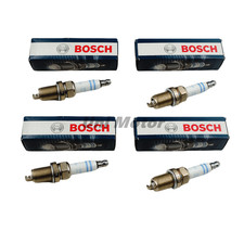 4 pcs 06H905601A BOSCH OEM Double Platinum Spark Plug For VW Tiguan Passat 2.0T