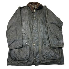 Barbour A200 Border Wax Jacket Country Outdoor Green Mens Large C44 112CM