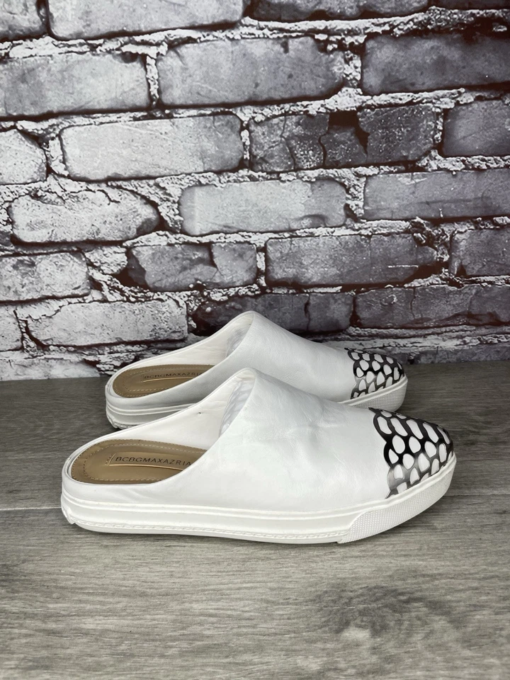 Zapatillas deportivas BCBG MAXAZRIA blancas de cuero de becerro para mujer talla 6,5 M EE. UU./36,5 UE Foto 3 de 4