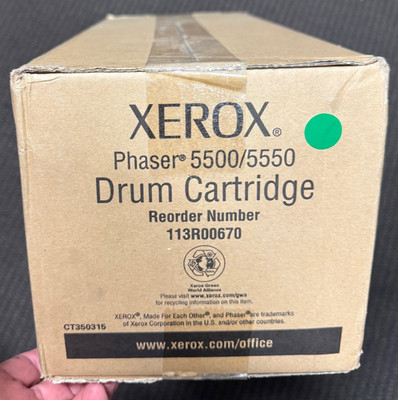 113R00670 Original OEM Xerox Drum Cartridge Genuine Sealed 5500/5550