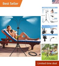 5.25FT Standing Misters for Outside Patio, Ad...