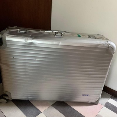 Rimowa Topas Silver 4 wheels Carry Case Suitcase | eBay