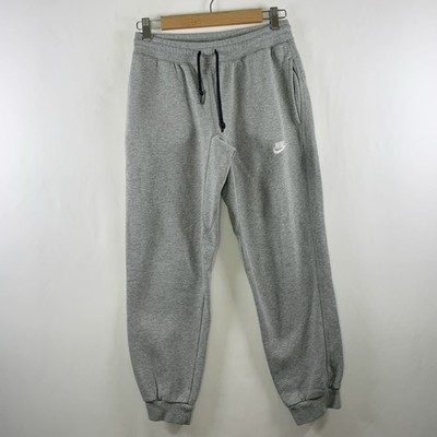 Nike Womens Sportswear Club Fleece Joggers Sweatpants Sz S Gray Gym Athleisure