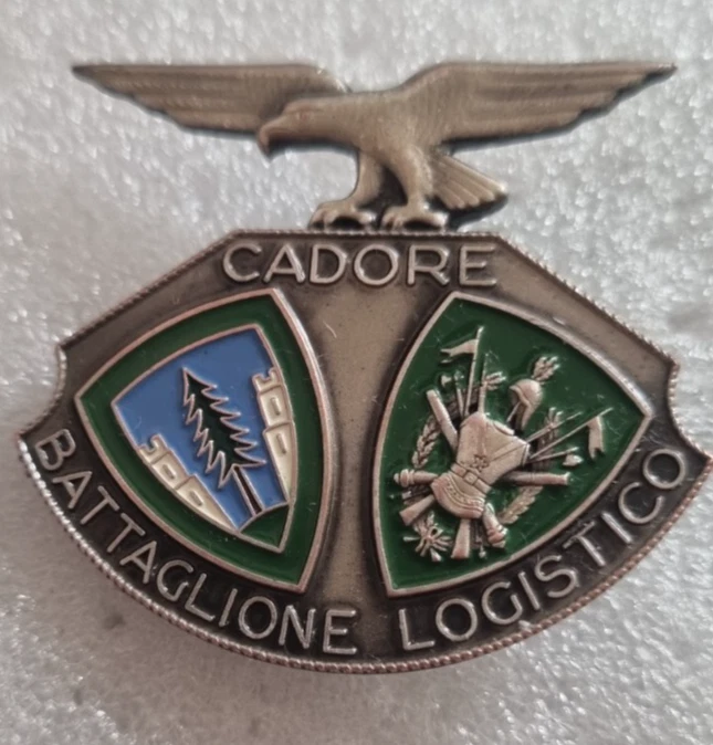 Insigne Militaire ALPINI - Troupe De La Carnia, Armée Italienne - Fabrication Granero - Occasion