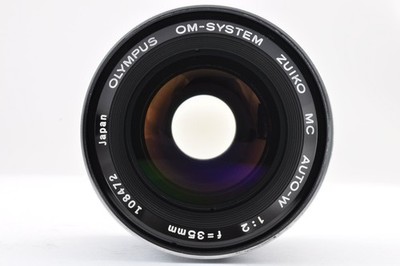 Olympus OM System Zuiko MC Auto-W 35mm F2 Wide Angle MF Lens JAPAN