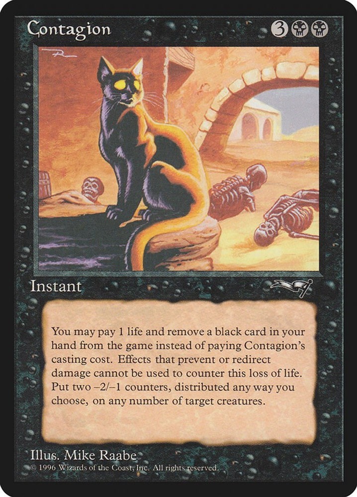 Contagion EN 45 Vintage MTG Alliances Uncommon NM