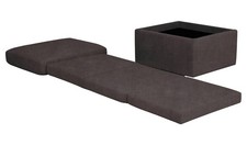 Faron Fabric Bed in a Box Grey Modern Bedroom Furniture Easy Assembly