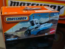 Matchbox Road Roller #50/125 T46A White 2025 Power Grabs