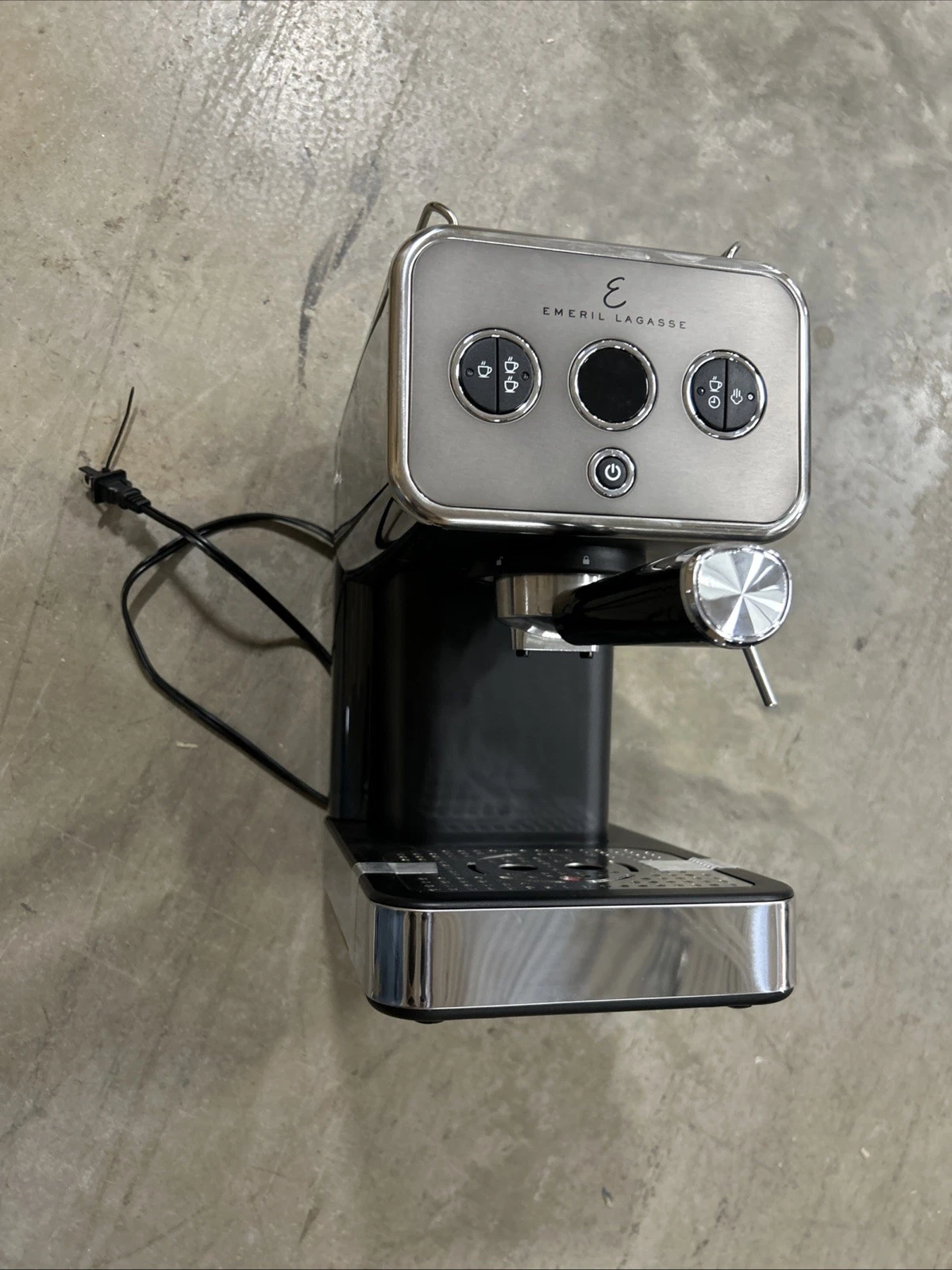 Emeril Lagasse Semi-Automatic 15-Bar Pro Espresso Machine Milk Frother 1350W