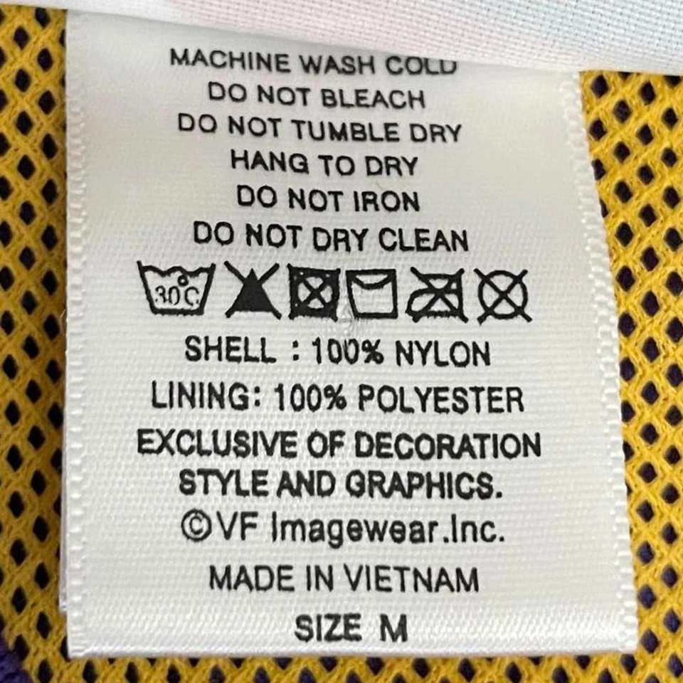 NFL 球队服装明尼苏达维京紫色和黄色男式 M 码套衫风衣  — 第 2/3 张图片