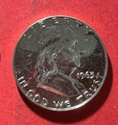 1963 US "PROOF" Franklin SILVER Half Dollar! Old US Coin!