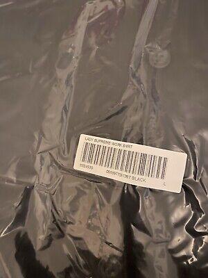 Supreme Our Lady Work Shirt Black God Bless Size Large New Supreme Our Lady Work Shirt Black God Bless Size Large New