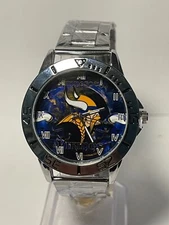 Minnesota Vikings NFL Casual Stainless-Steel Men's Watch NEW!!