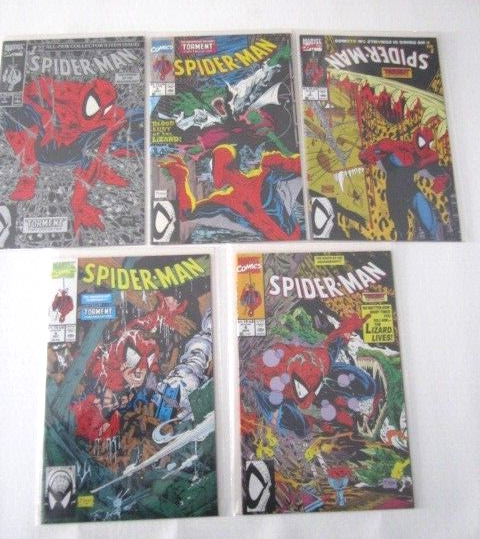 Marvel 1990 Spider-Man #1-5 Torment (Complete 5 Part Story) Todd McFarlane