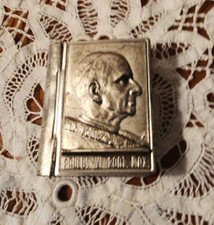 VINTAGE METAL ROSARY BOX - PAULUS VI PONT MAX