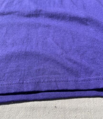 Vintage MLB Colorado Rockies Tee Purple Embroidered Logo Athletic Shirt Medium - Picture 9 of 19