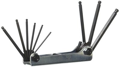EKLIND TOOL EKL20919 HEX KEY SET 9 PC FOLDING BALL END SAE 5/64-1/4IN