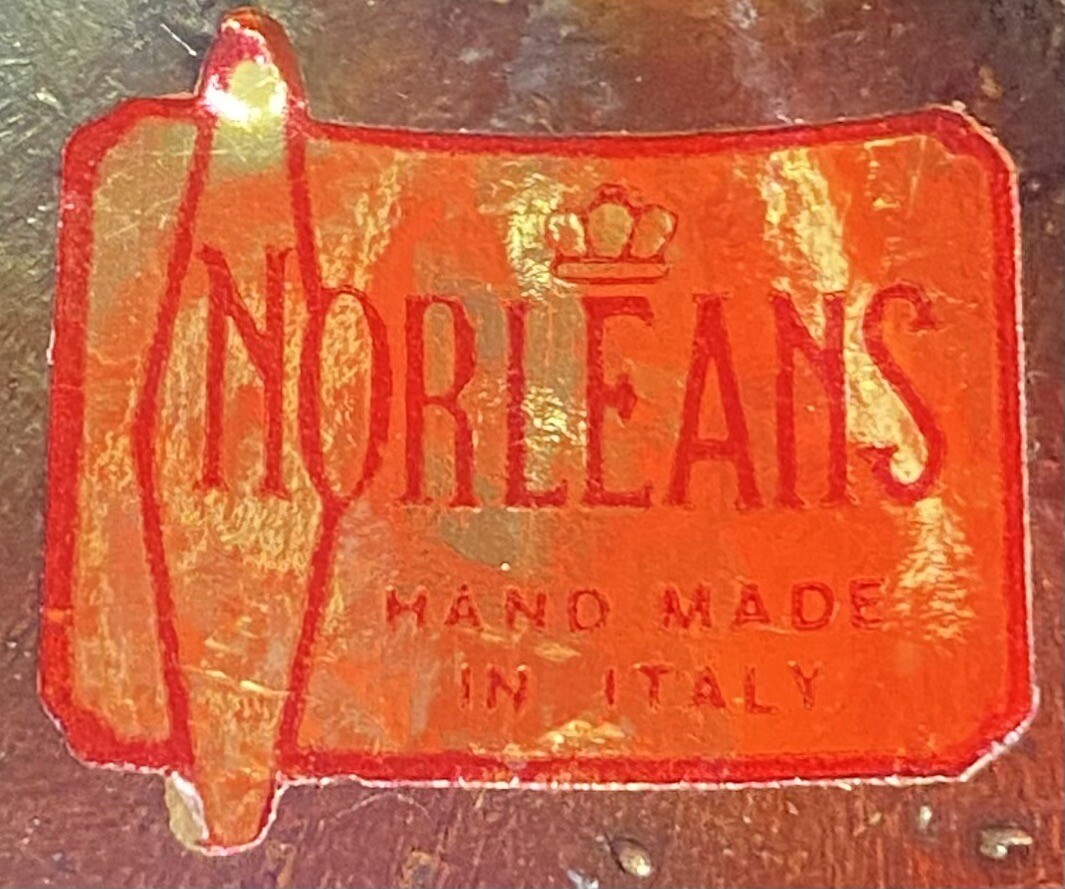 Vintage Brass 3 Arm Candle Holder Norleans Handmade In Italy