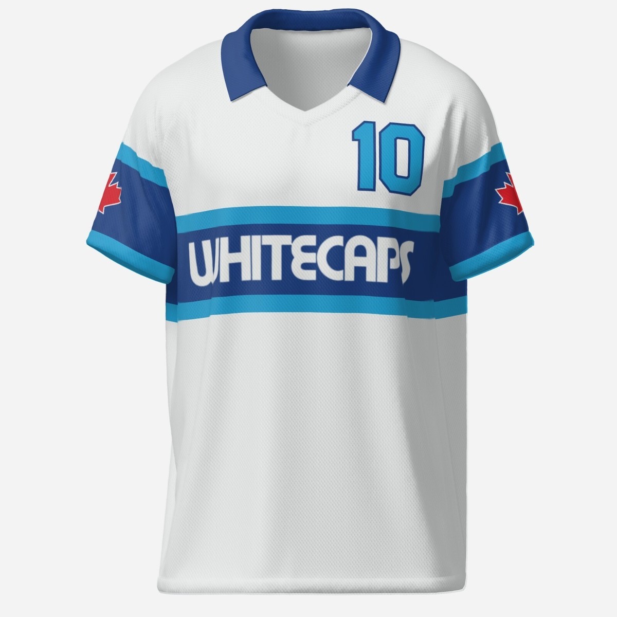 Vancouver Whitecaps - 1979 1980 home soccer jersey Replica Retro