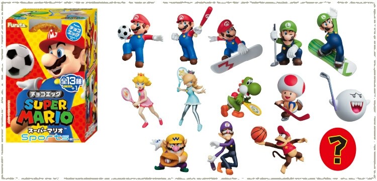 Nintendo 2016 Super Mario Sports Chocolate Egg Figure