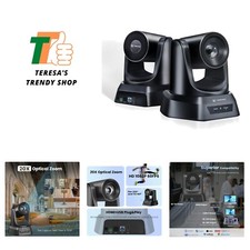 Conference Room PTZ Camera System with 20X Optical Zoom 1080P 60fps HDMI US...
