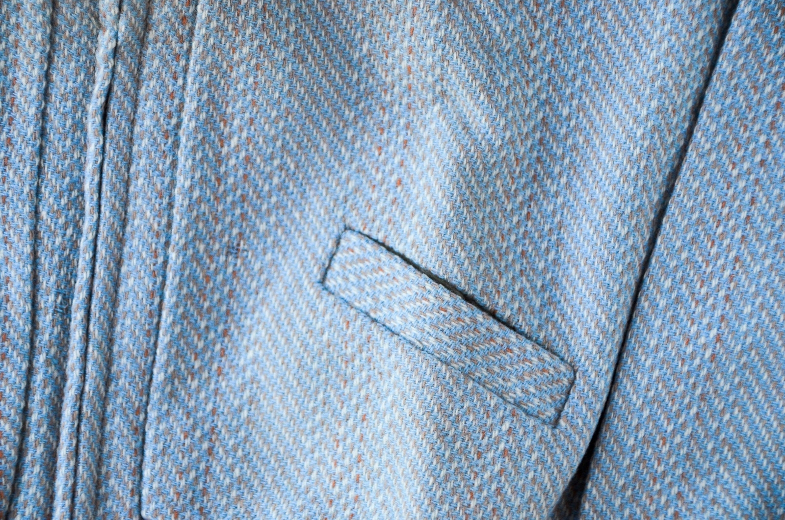 1950s Deadstock Wool Ricky Jacket Blue Plaid Brunswic… - Gem