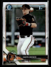 2018 Bowman Draft #BDC-134 Cadyn Grenier Chrome Refractors card