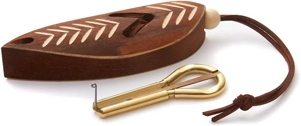 Jaw Harp by P.Potkin in Dark Wooden Case Mouth Harp eBay